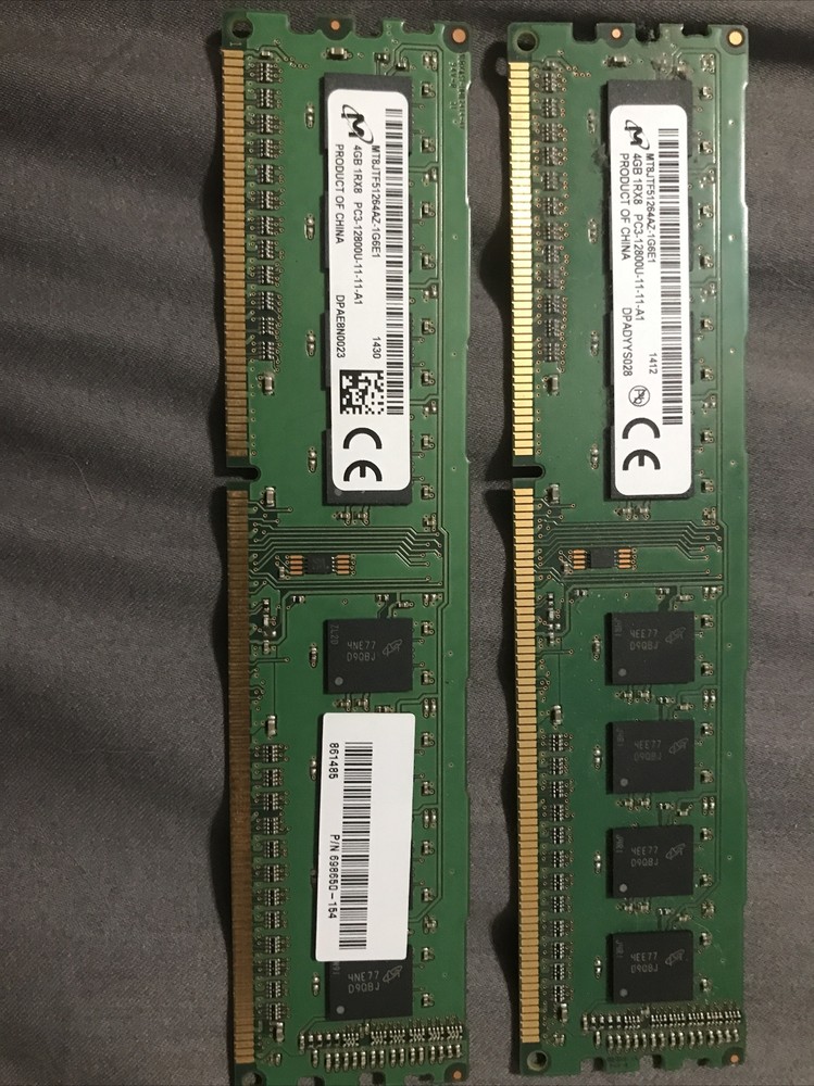Micron 4GB 1Rx8 PC3