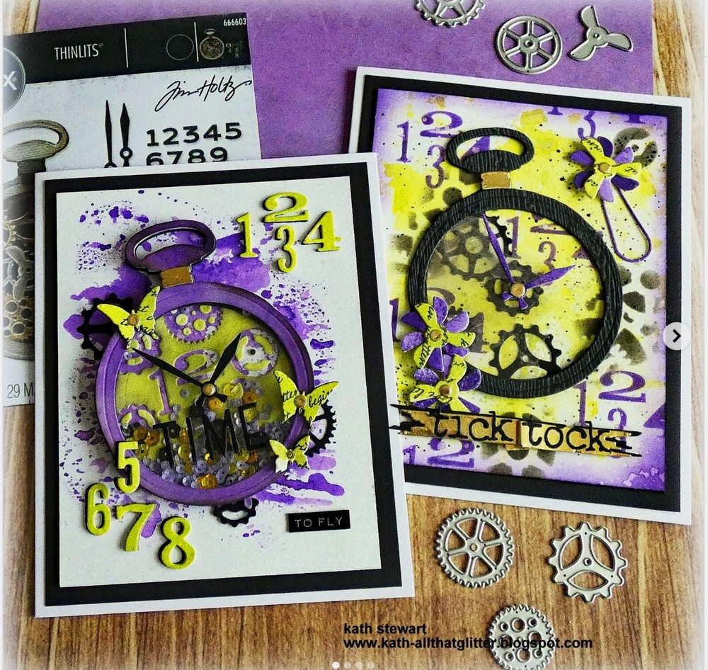 Sizzix Thinlits 29pc Vault Watch Gears #666603 Retail $20.99 by Tim Holtz