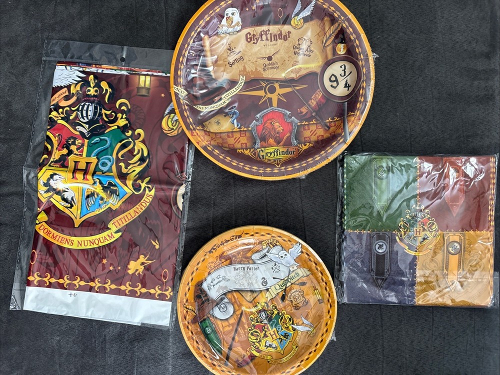 Harry Party Tableware Set, Magic Wizard Party Tableware Set, Decorative 41pc Set