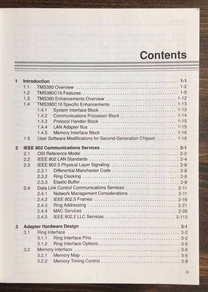 Texas Instruments TMS380 Second Generation Token Ring User's Guide (1990)