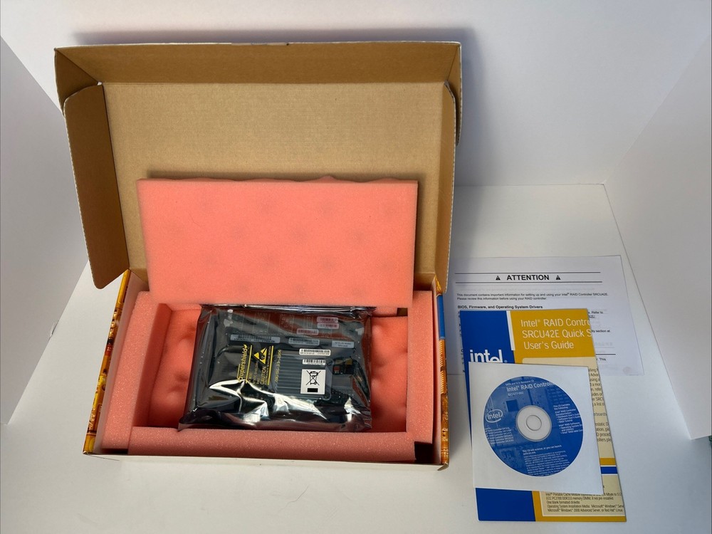 Intel Raid Controller SRCU42E I/O Processor Based On XScale Technology New Open