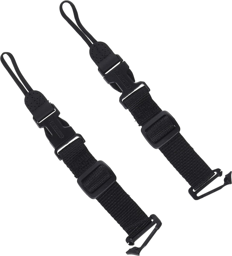 Adjustable Black Camera & Binocular Connectors - Secure Backpack Attachment