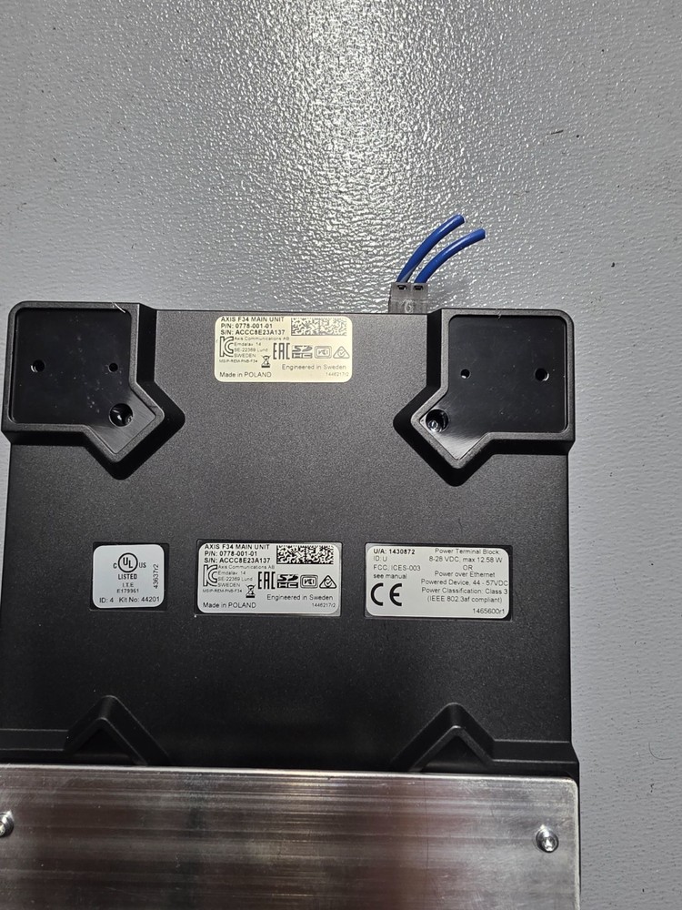 Axis Communications F34 4-Channel Camera Surveillance Main Unit