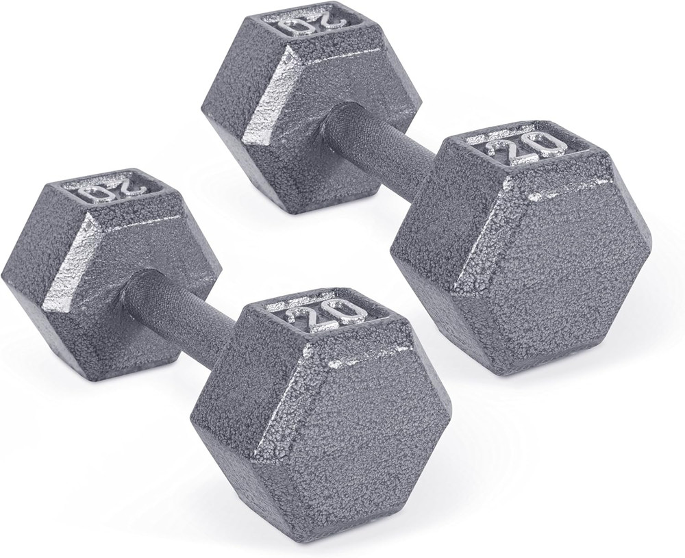 Barbell Cast Iron Hex Dumbbell | Multiple Options