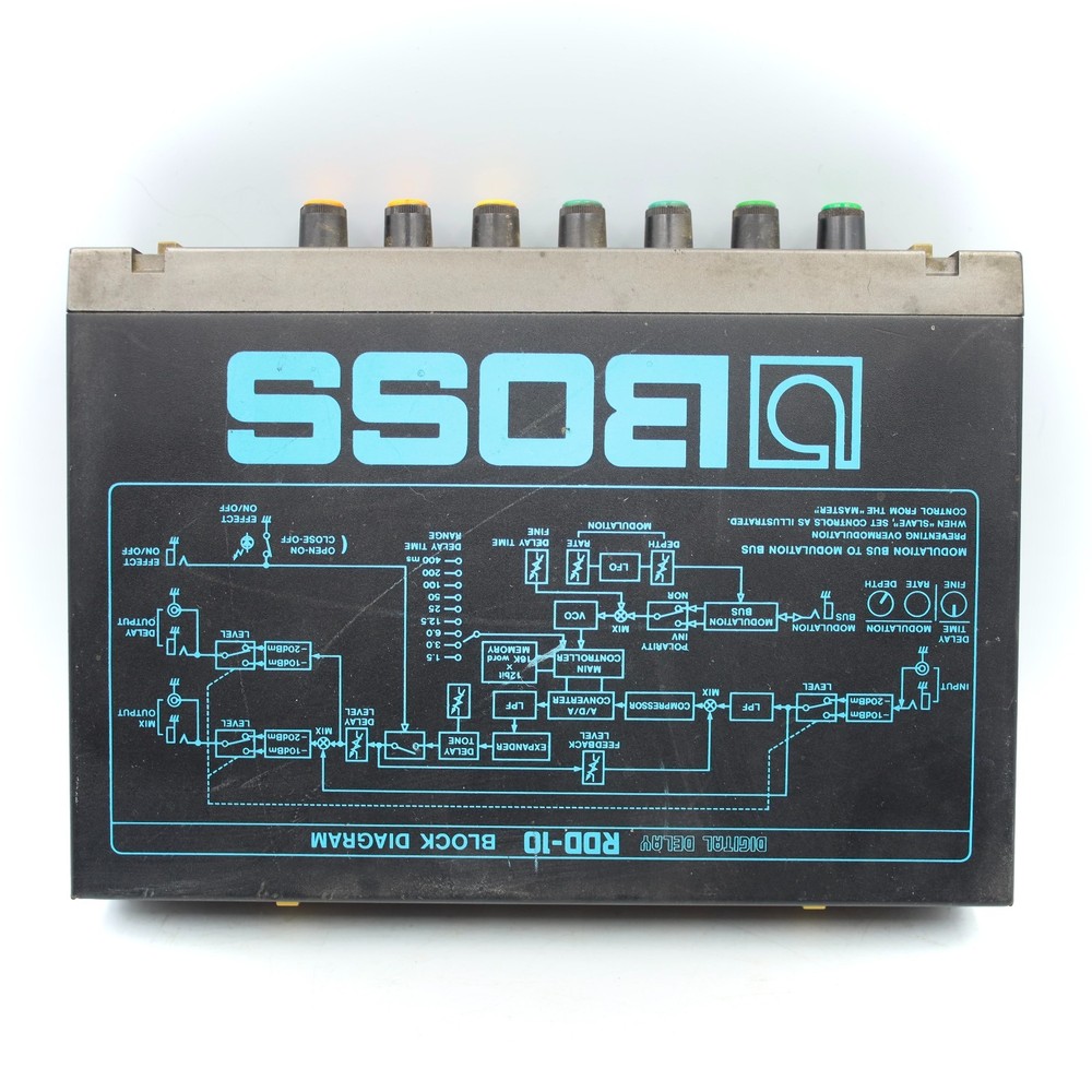 BOSS RDD-10 Digital Delay Made in Japan Micro Rack Series Effect Processor