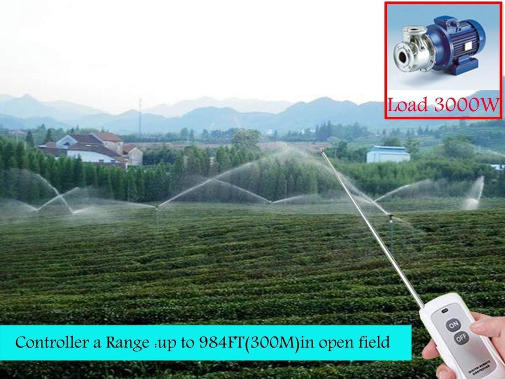 Long Range Wireless Light Switch Kitac110v/120v Rf Remote Control Switch With 40