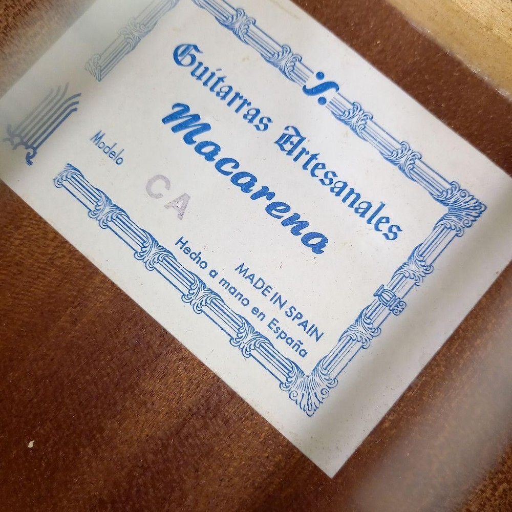 Macarena Classical Guitar Modelo CA With Leather Case