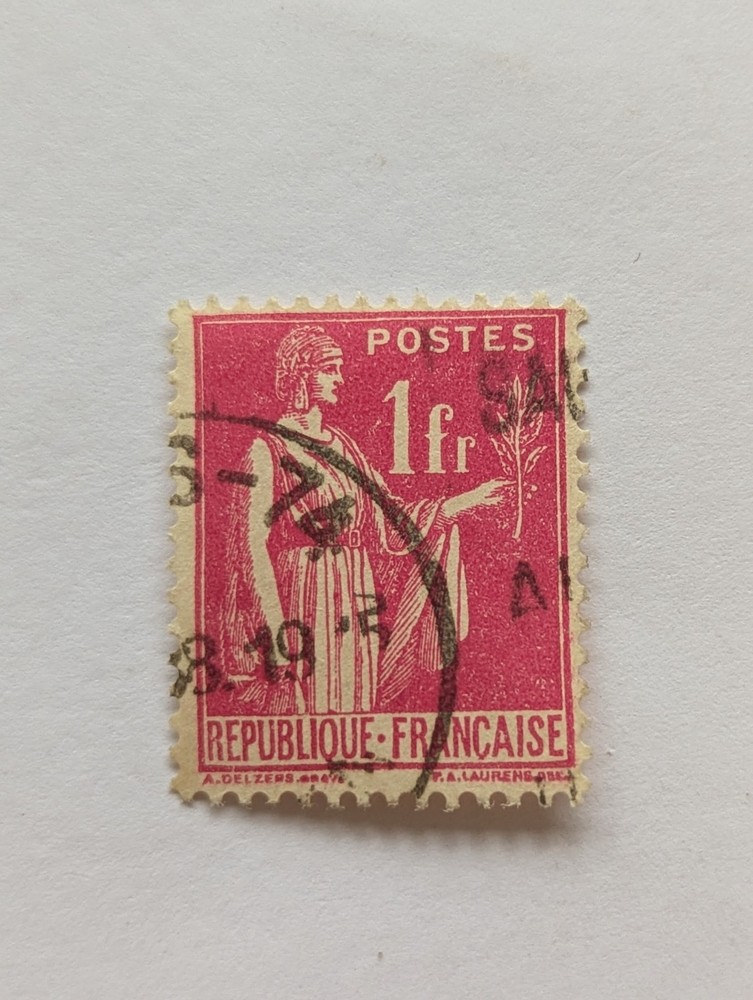 French stamps 6 Values. 48F