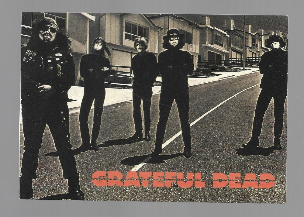 GRATEFUL DEAD COLORED 4X6 STICKER-NEAR MINT CONDITION