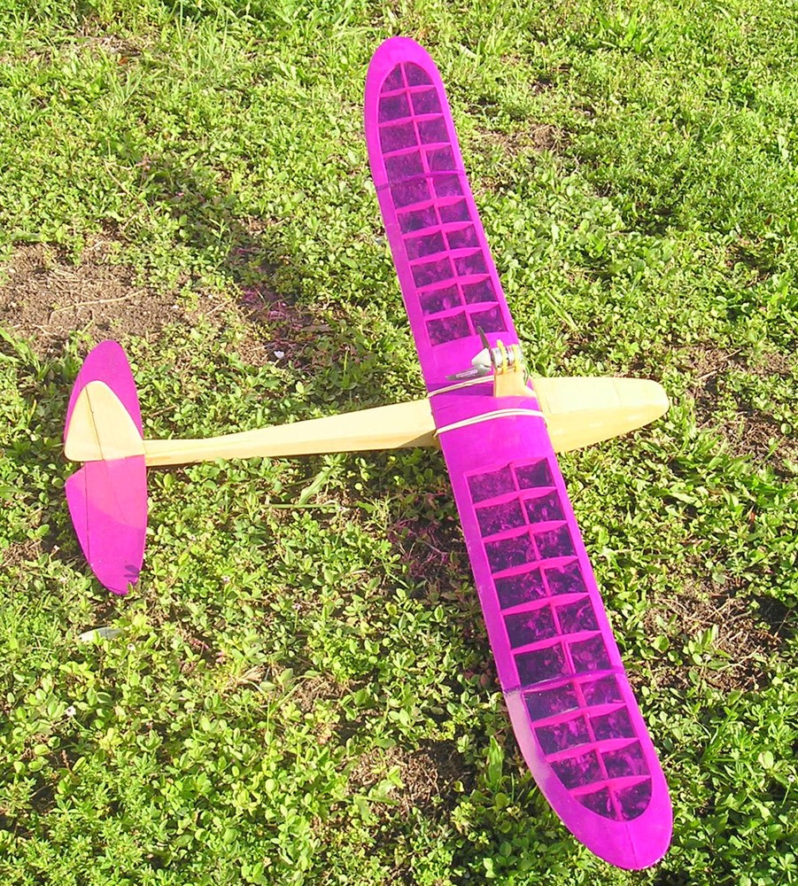 NOMAD PLAN + CONSTRUCTION ARTICLE to Build a 48" Power Pod RC Model Sailplane