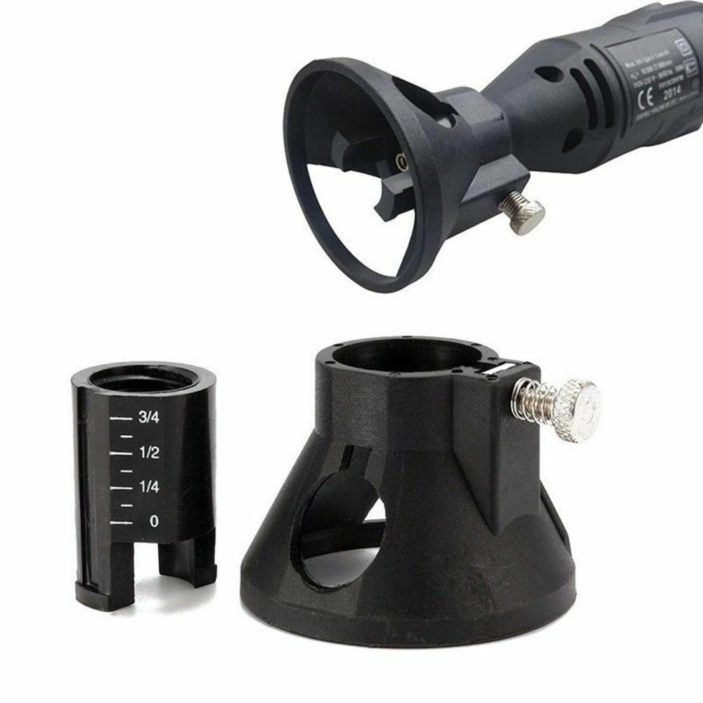 Large Window Wood Guide HSS Router With Drill Bits Set For Dremel D