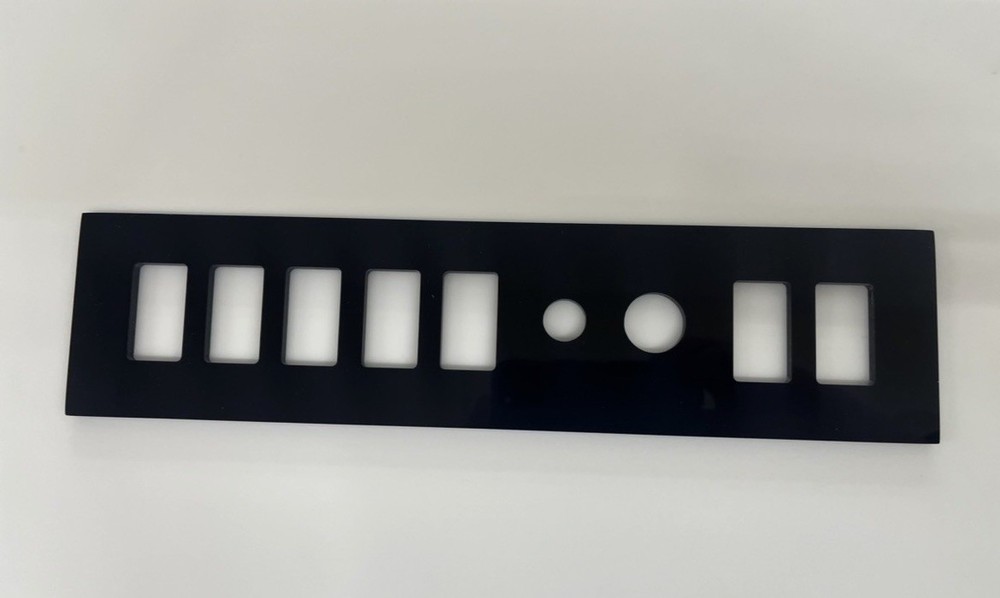 Hewes switch panel boat dash