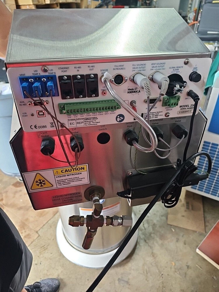 CBS 2300 Series S-90 AB Isothermal Liquid Nitrogen Freezer & 2301 controller