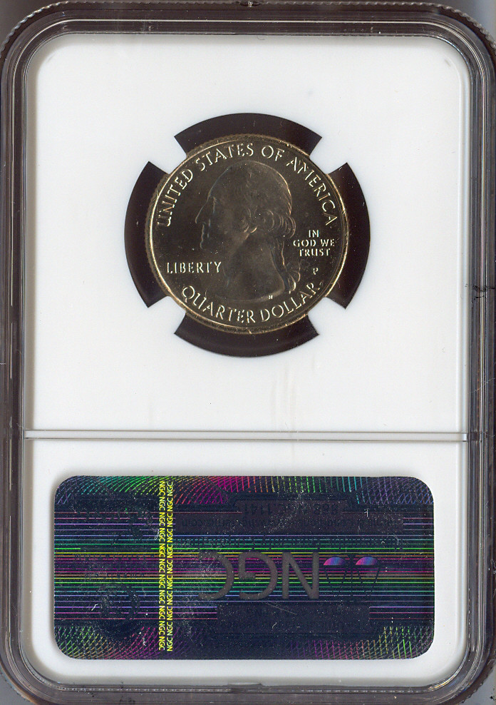 2013 Peace Memorial Quarter NGC MS67 Quality