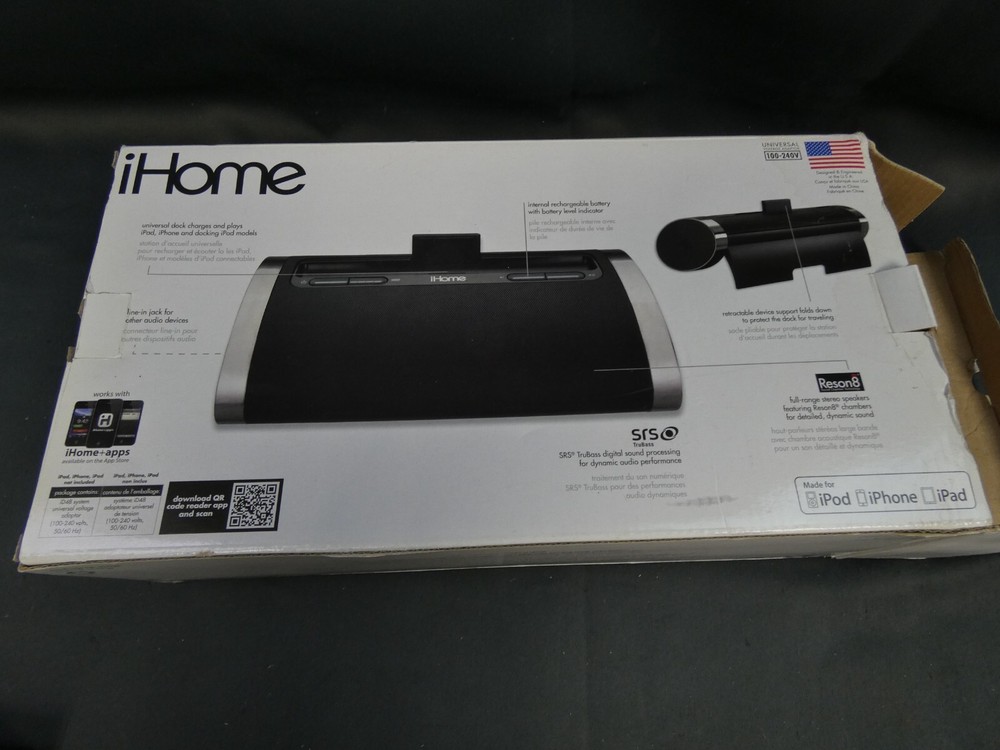 iHome iD48 iPhone Dock for iPhone with 10pin Lightning Connector