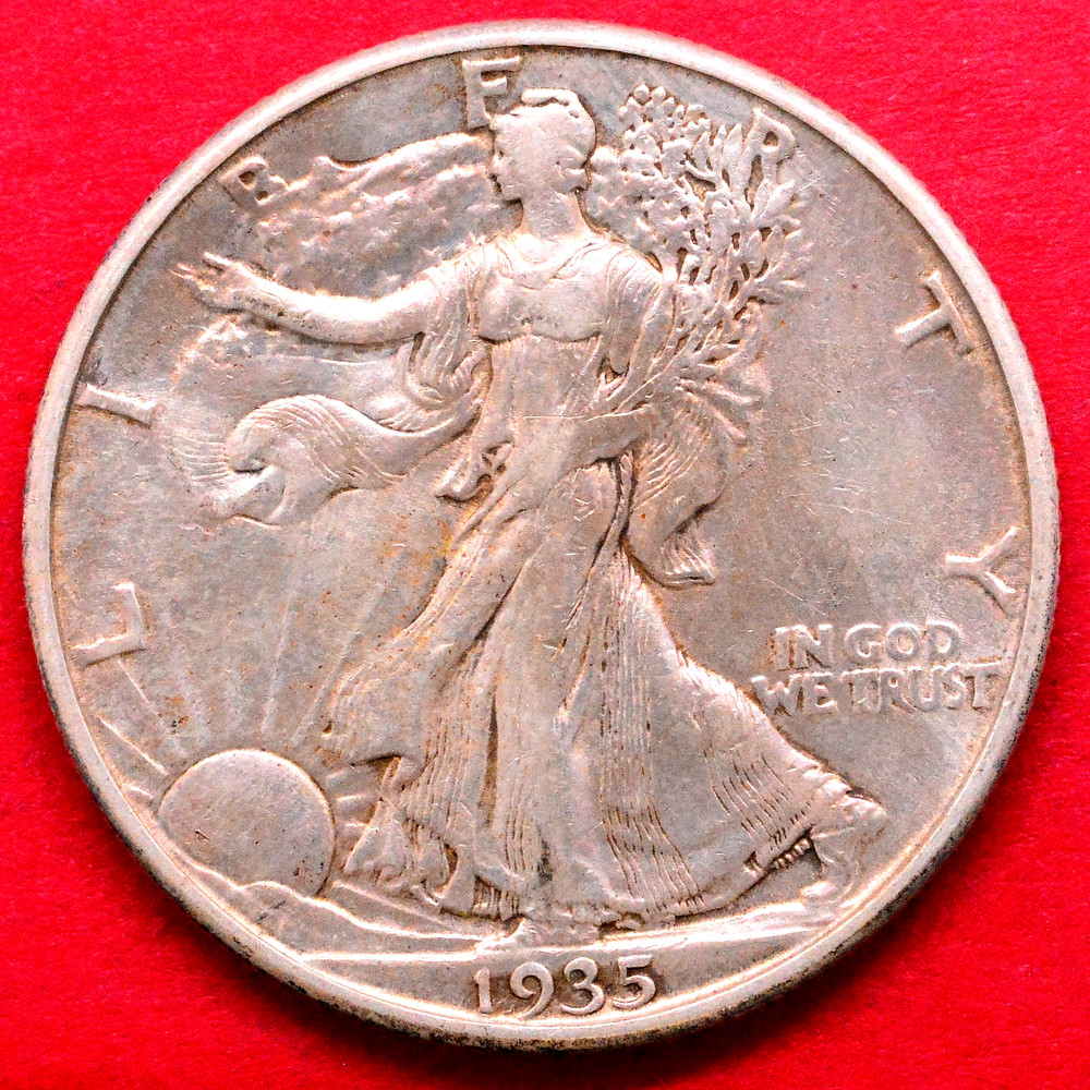 1935-D WALKING LIBERTY HALF