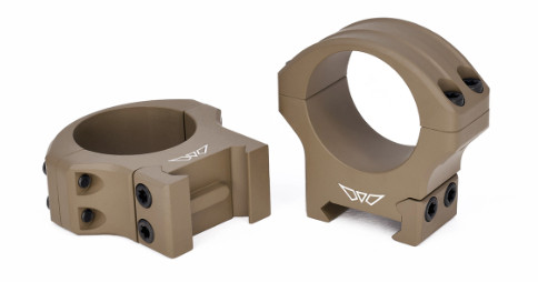 Warne 8513DE HyperLite Scope Rings - 30mm - Low - Dark Earth