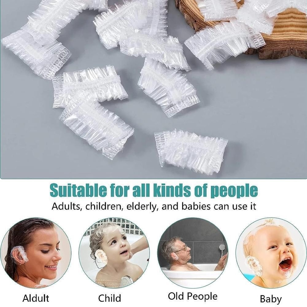 100 Disposable Waterproof Ear Tips |U.S O8K5