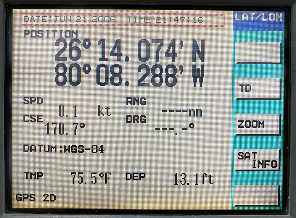 Furuno GP-1650 GPS/Chartplotter Display (MME Refurbish) Tested Good - Navionics