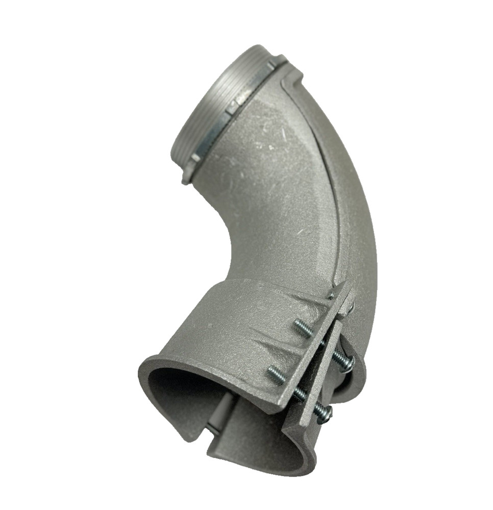 747DC EATON 4" ZN ANGLE SQ CONNECTOR