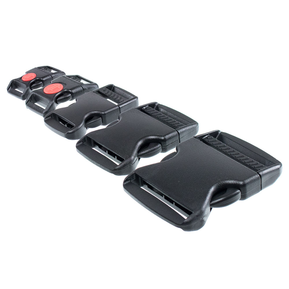 Paracord Planet Flat & Lock Side Release Buckles - Multiple Pack & Size Options