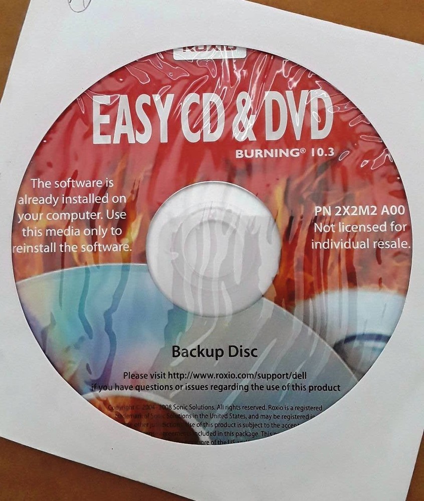 Roxio Easy CD DVD Burning 10.3 Full Version w/ License
