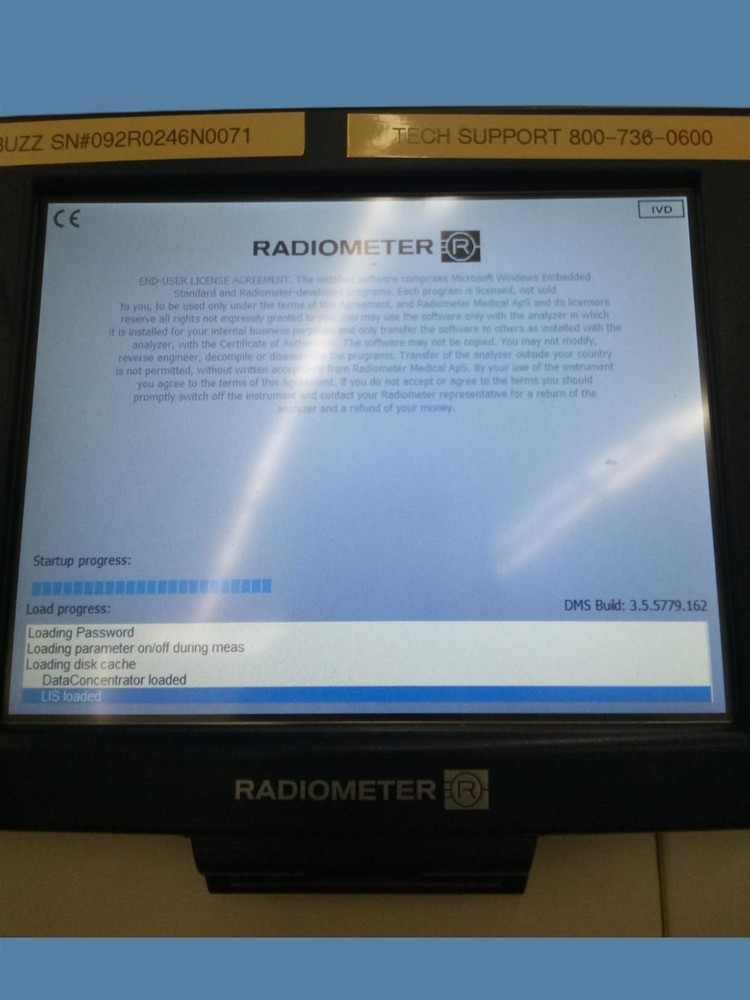 Radiometer ABL90 FLEX PLUS Blood Gas Analyzer