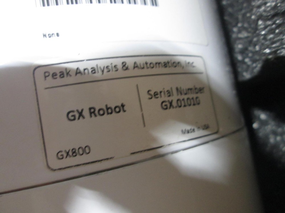 PEAK ANALYSIS & AUTOMATION GX800 ROBOT