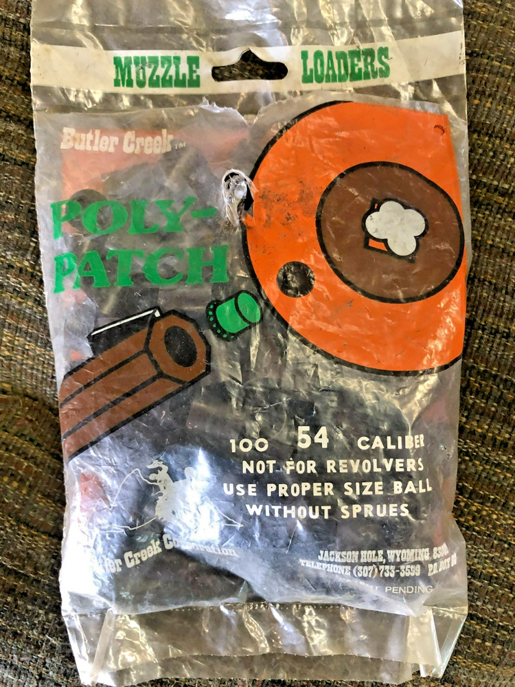 Butler Creek .54 Caliber Poly-Patch Black Powder Muzzleloader Round Ball 100pk