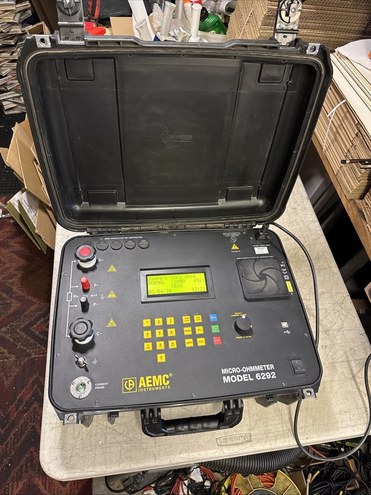 AEMC 6292 Micro-Ohmmeter  - Tested - Nice used shape