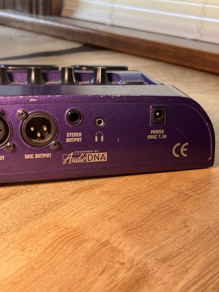 Purple Digitech Vocal 300 Effects Processor Powered By DNA