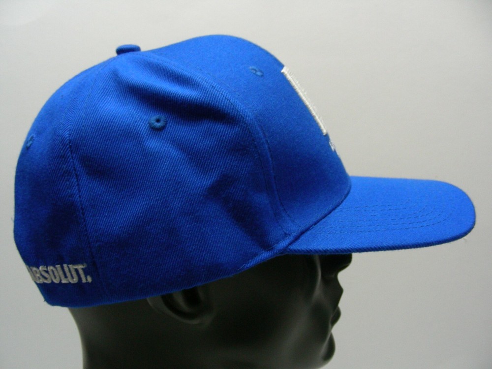 ABSOLUT. - 1978 - ROYAL BLUE - ONE SIZE ADJUSTABLE SNAPBACK BALL CAP HAT!
