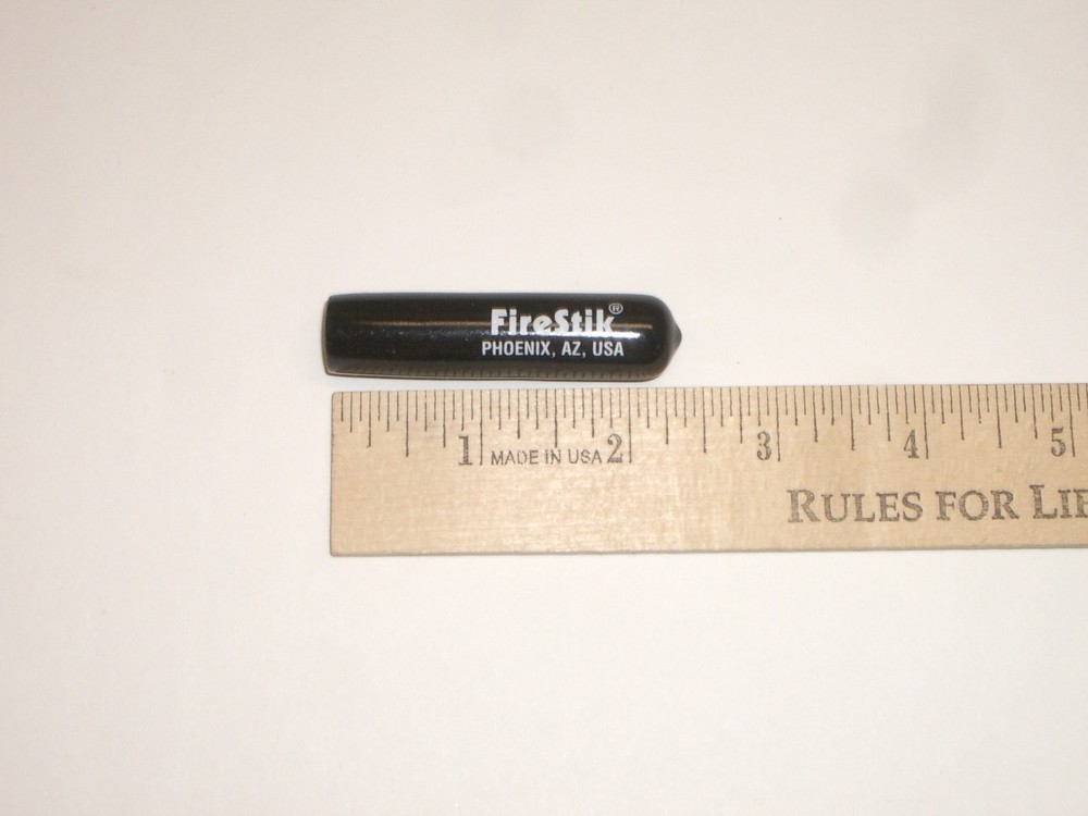 FIRESTIK FST-B BLACK REPLACEMENT PLASTIC TIP CAP FOR FIRESTIK II ANTENNA 2pc Set