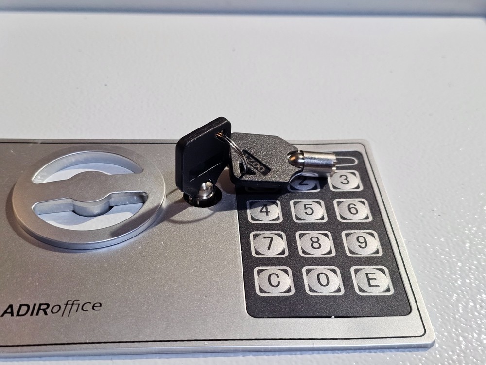 Adiroffice 40-Key Steel Digital Electronic Lock Wall-Mount Security Key Cabinet