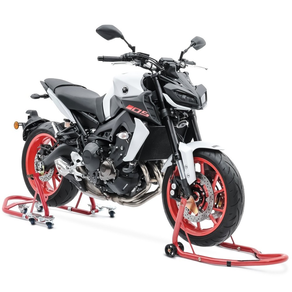 Motorcycle Paddock Stand Set Rear and Front MR1 Dolly Mover