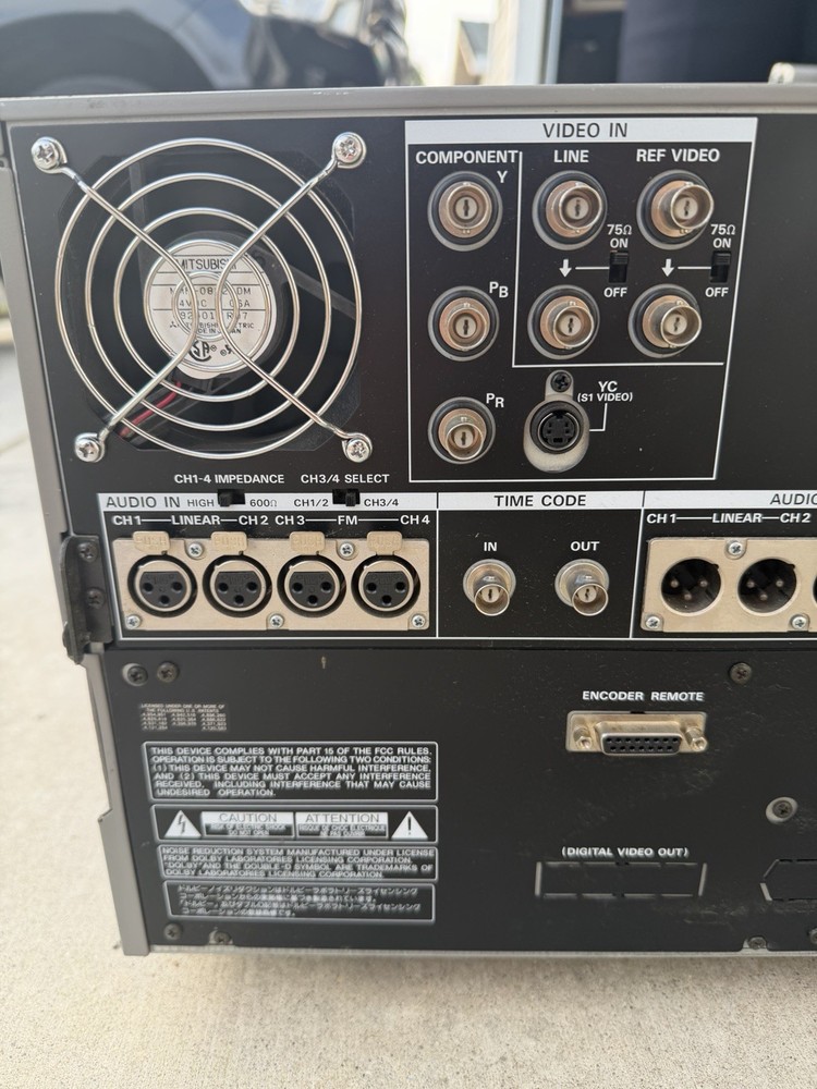 Panasonic AU-W35H MII VTRProfessional Broadcast DeckMII / M2 Format