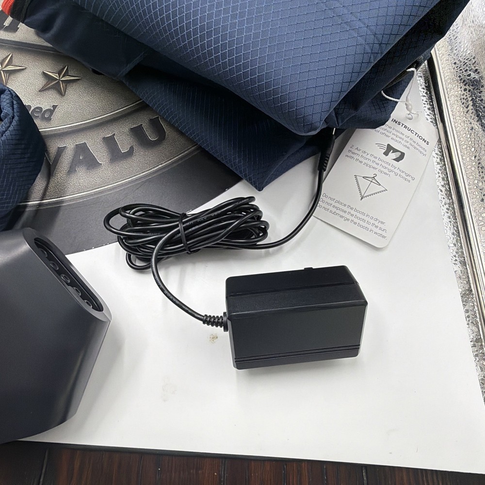 Sharper Image Air Compression Boots Flex Leg Recovery System Small/Medium (Blue)