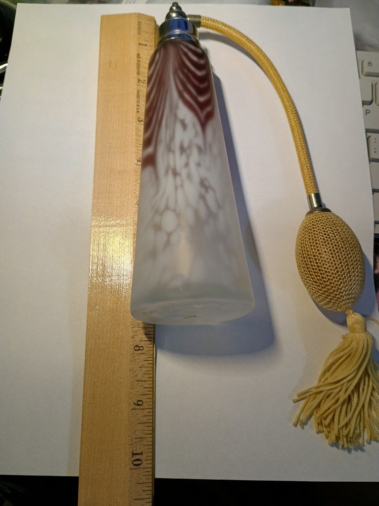 Mag Parfums Vintage Art Glass Atomizer Empty