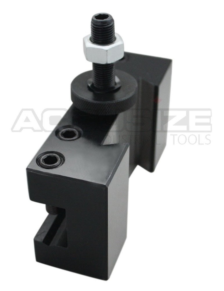 Adjustable Quick Change Tool Post Holder, Fits 14-20'' Lathe Swing, 1'' Size