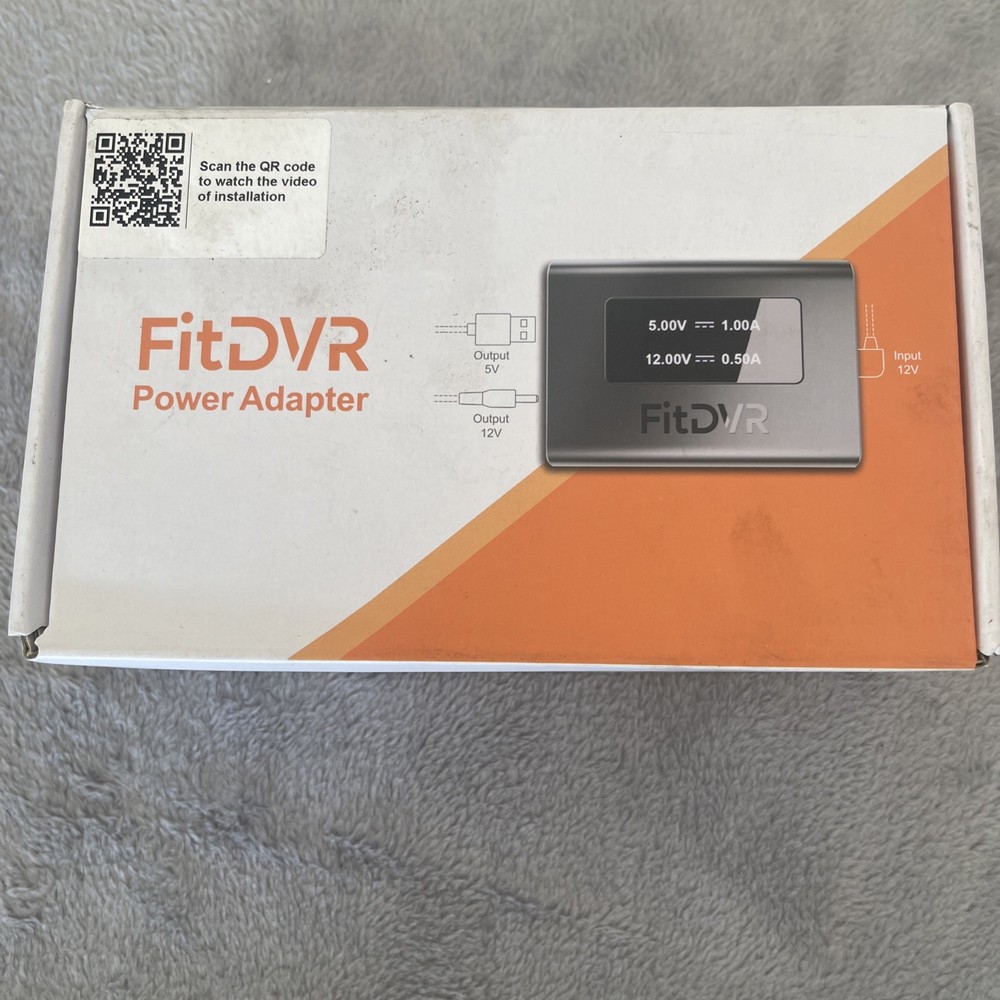 FitDVR Universal Dash Cam Power Adapter for All Car Models