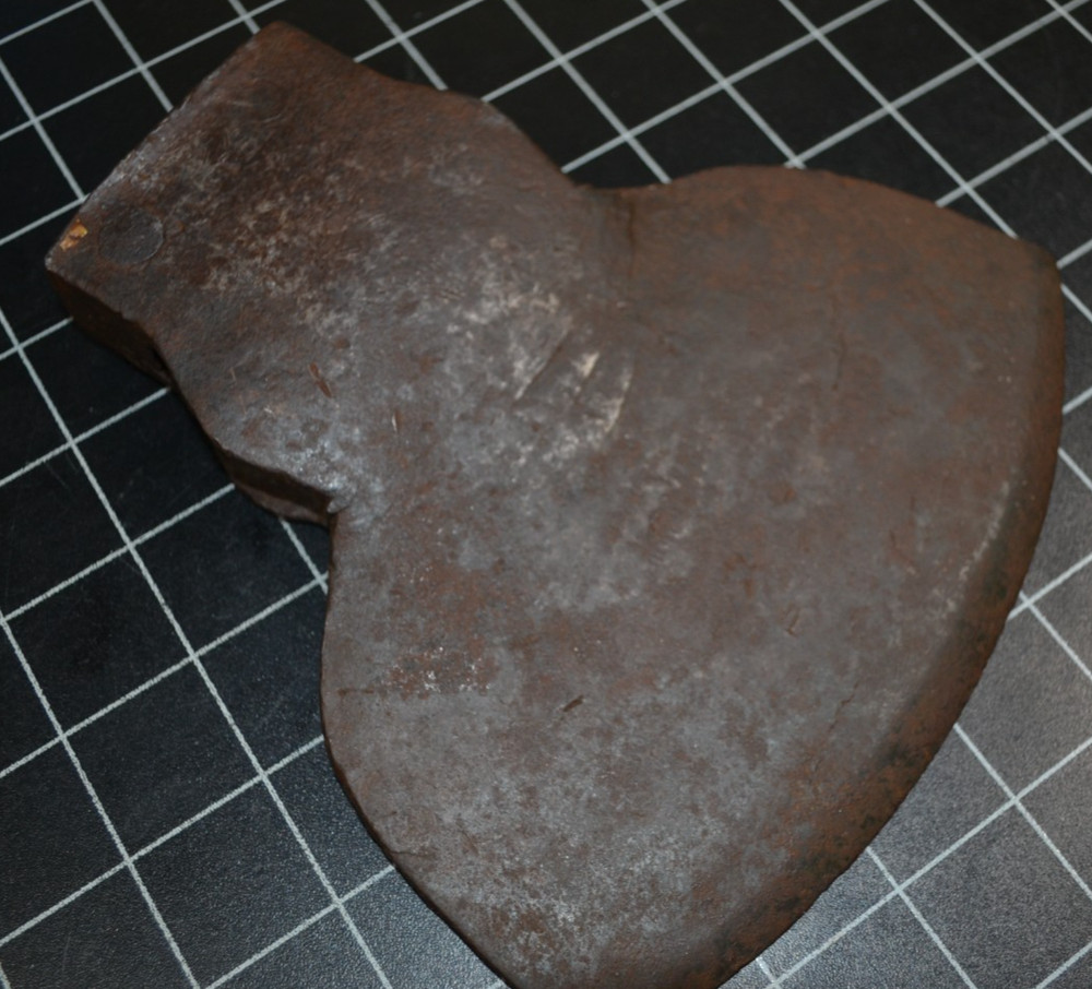 PRIEST - PEASLEY - BROAD AXE HEAD - CAST STEEL - VG++