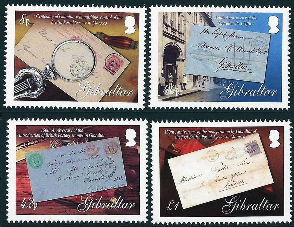 GIBRALTAR 2007 POSTAL ANNIVERSARIES MNH STAMP on STAMP