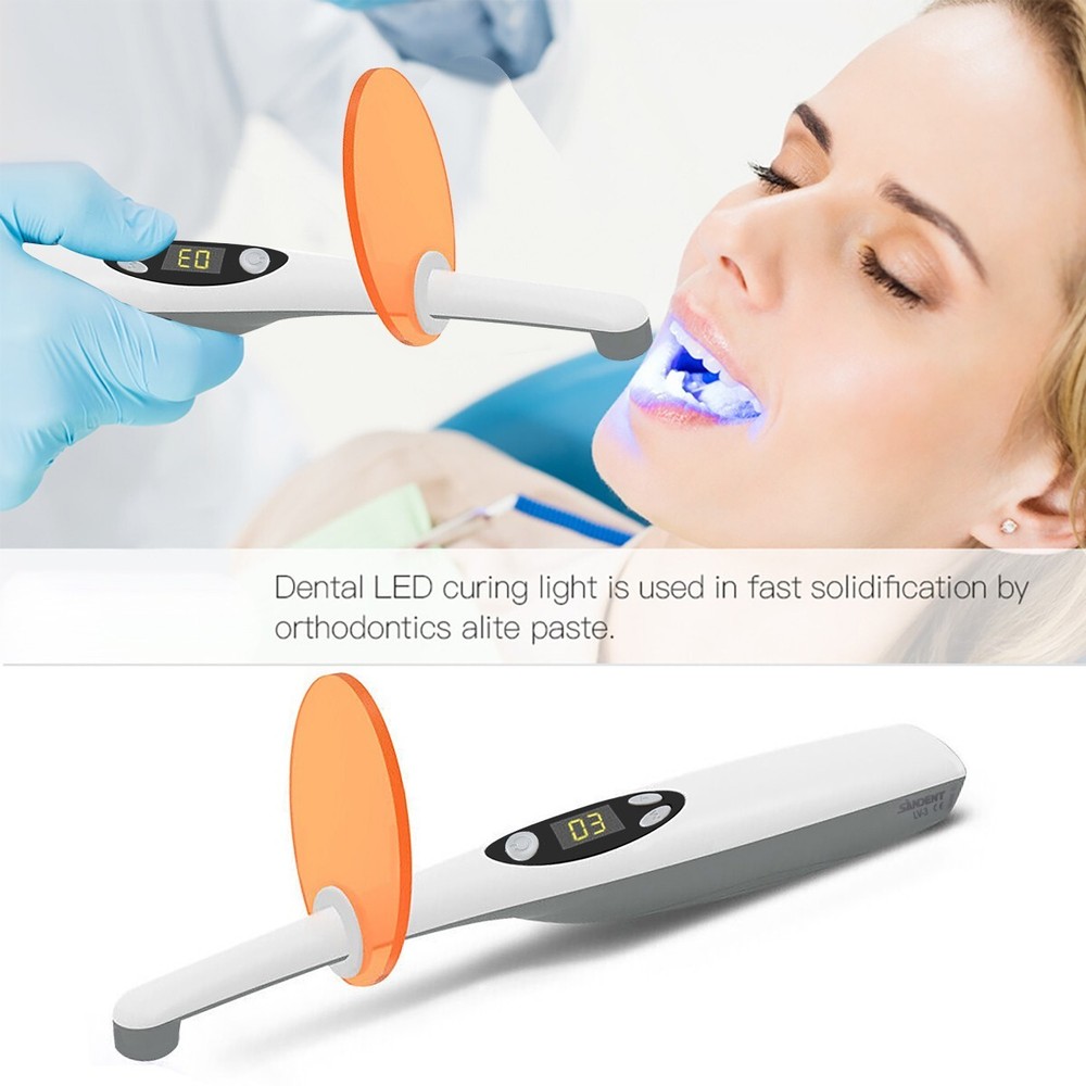 Dental Wireless Cordless iLed 3 Second LED Curing Light Cure Lamp 3SEC