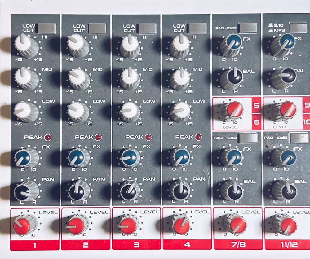 CONSOLA BLASTKING ULTRAMIX 12USB /12 CANALES, INTERFAZ USB