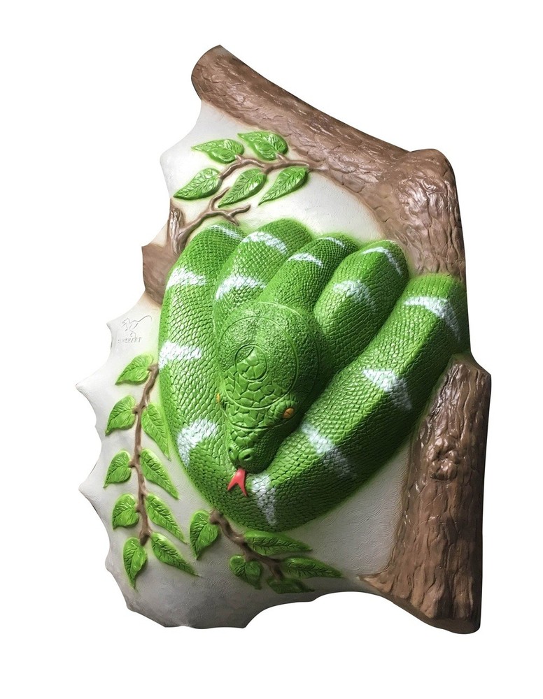 Rinehart Black Widow/Tree Boa 2-Sided Hanging Archery Target - IBO