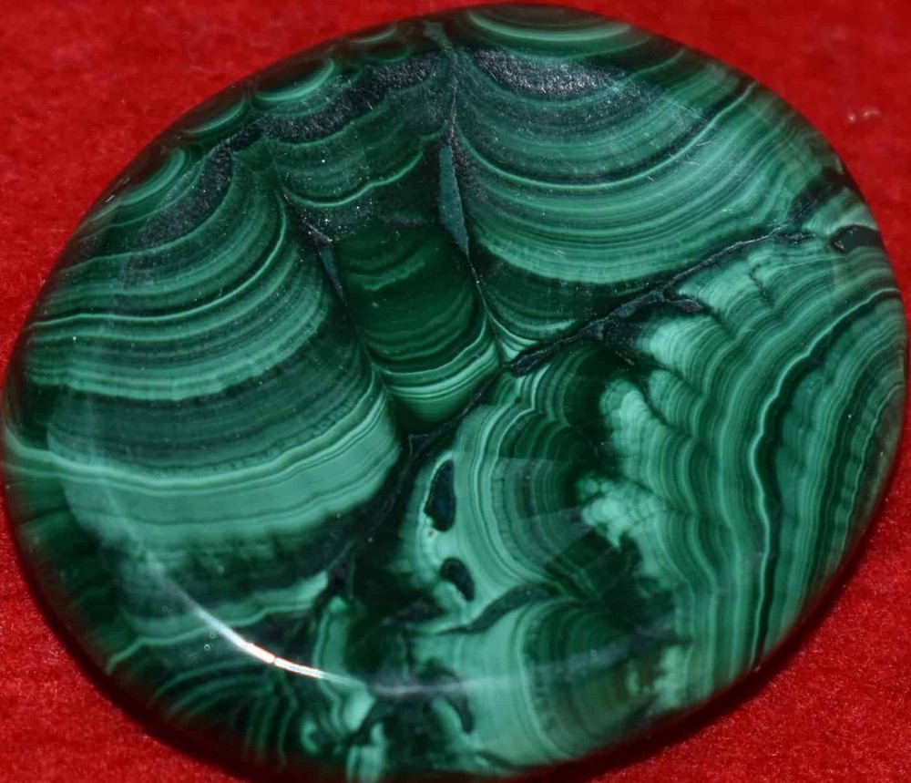 Malachite Worry Stone #9