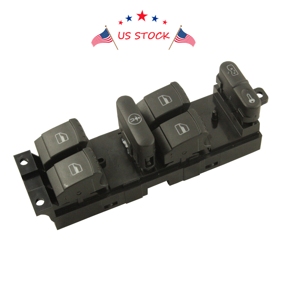 Front Left Master Power Window Control Switch For Volkswagen Passat Jetta Golf