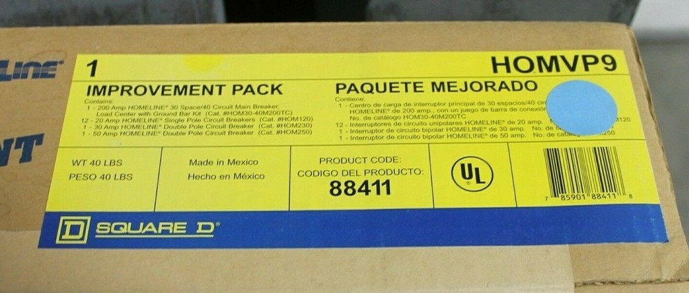 Square D HOMVP9 Improvement Pack