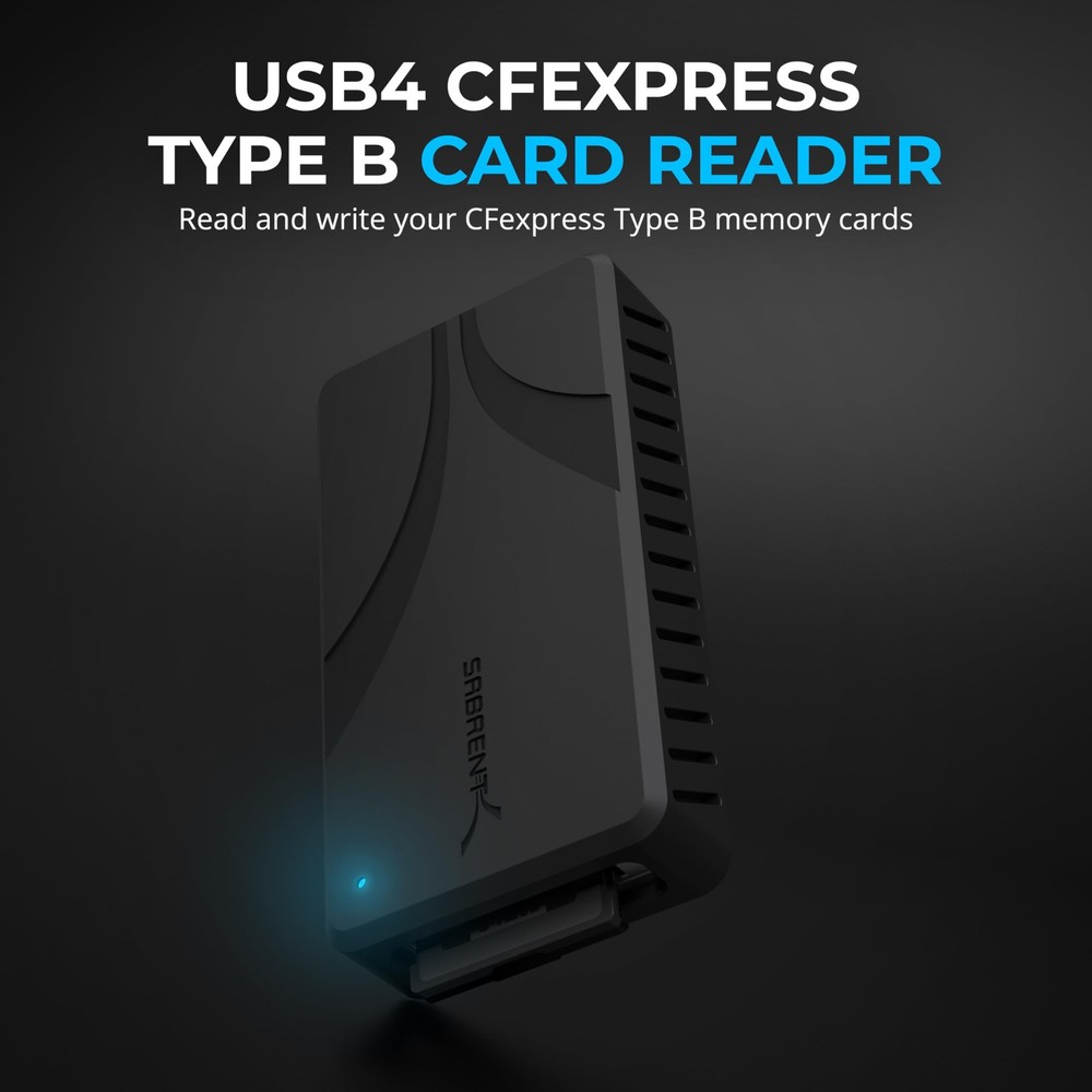 USB4 CFexpress Type B Card Reader B Reader, black