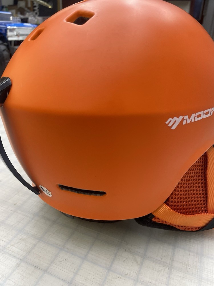 MOON Skiing Helmet Size M Orange